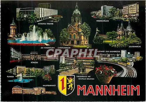 Cartes postales moderne Mannheim