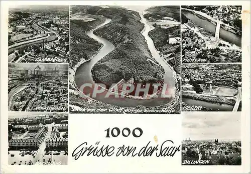 Cartes postales moderne 1000 grusse von der saar