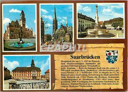 Cartes postales moderne Saarbrucken