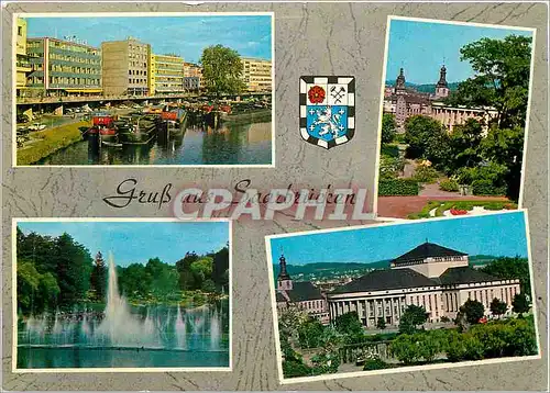 Cartes postales moderne Saarbrucken sur saar berline promenade