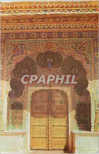 Moderne Karte Peacock gate city palace Jaipur