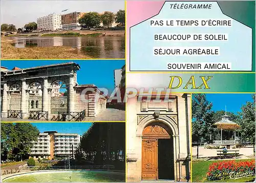 Cartes postales moderne Les Landes Dax ville thermale