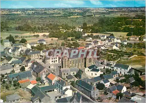 Cartes postales moderne Besne (L A) le centre du bourg vue aerienne