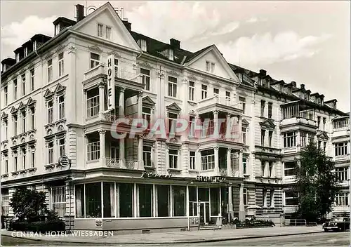Cartes postales moderne Central Hotel wlesbaden bahnsofstr
