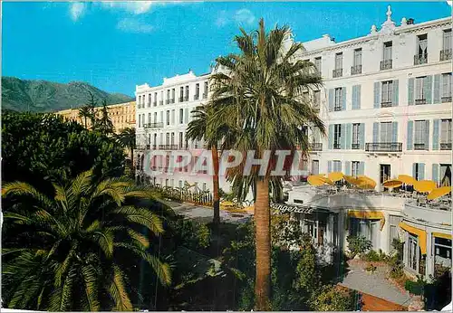 Cartes postales moderne L'Orangeraie MG PTT Menton facade et terrasses