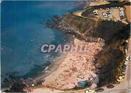 Moderne Karte Plestin les Greves couleurs de bretagne la plage des cures