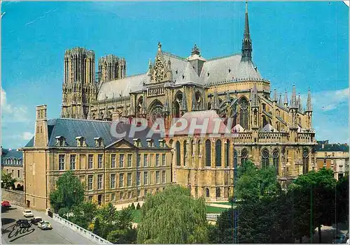 Cartes postales moderne En Champagne Reims(Marne) la cathedrale (XIIIe s) le cote sud et l'abside