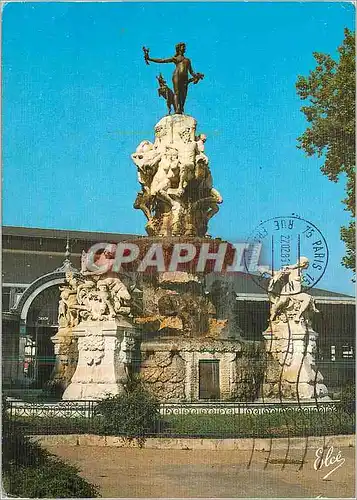 Cartes postales moderne Tarbes capitale de la bigorre place marcadieu la fontaine des vallees