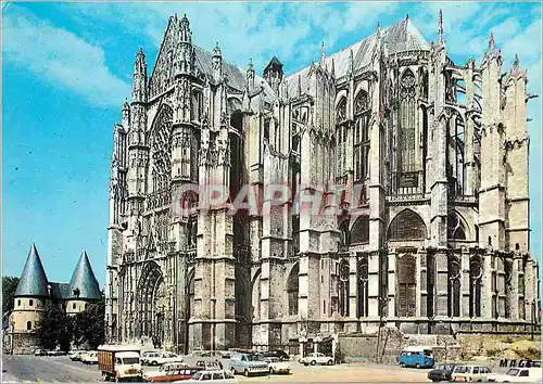 Cartes postales moderne Beauvais (Oise) catherale st piere transept sud et abside