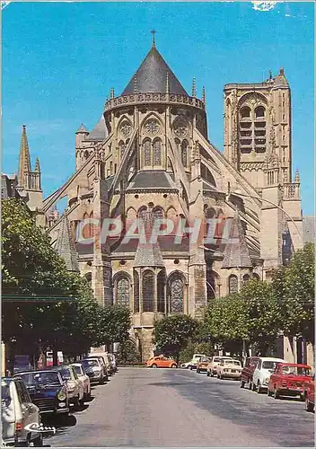 Moderne Karte Bourges (Cher) abside de la catherale St Etienne