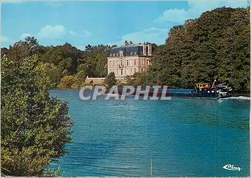 Cartes postales moderne Lacroix st ouen (Oise) les bords de l'oise Bateau Peniche