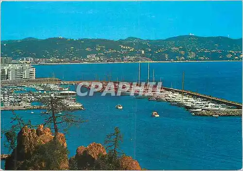 Cartes postales moderne La Napoule cote d'azur vue generale du port