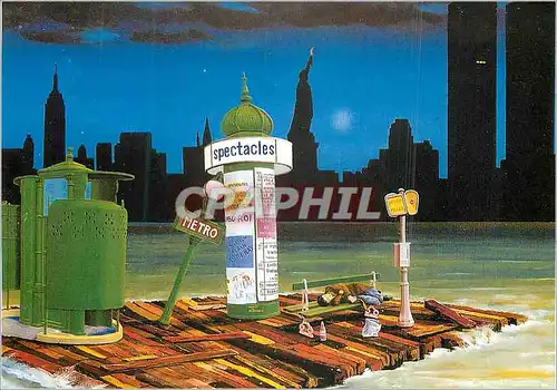 Cartes postales moderne Spectacle metro Alain 1er de Metropotamie Paris