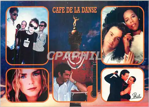 Cartes postales moderne Cafe de la danse Radiohead Tuck et Patti Fleshtones Kevin Coyne Buenos Aires Tango Earthling Did