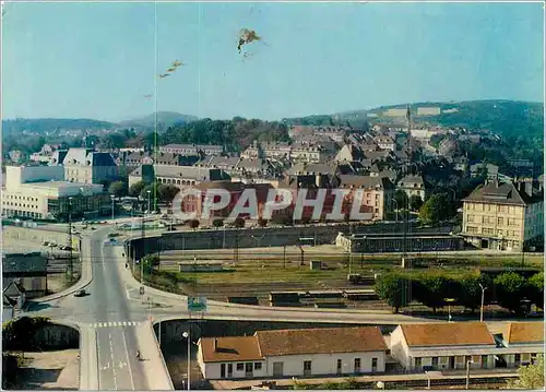 Cartes postales moderne Le creusot (S et L) vue generale Train