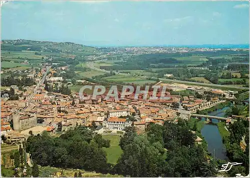 Cartes postales moderne Anse (Rhone) vue generale aerienne