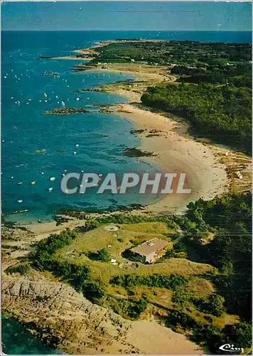 Moderne Karte Ile d'Yeu (Vendee) vue aerienne pointe Gauthier