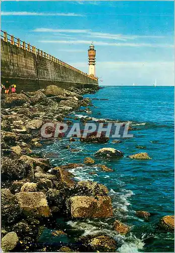 Cartes postales moderne La cote d'Opale Dunkerque (Nord) la jetee et la bolise