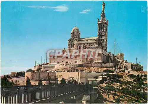 Cartes postales moderne Marseille basilique N D de la Garde