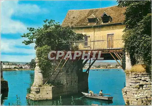 Cartes postales moderne Vernon (Eure les ruines de l'ancien pont (XIIe s) sur la seine