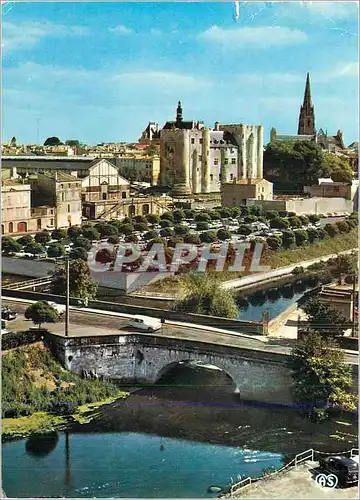 Moderne Karte Niort (Deux sevres) le donjon et la sevre