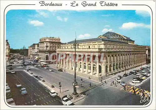 Cartes postales moderne Bordeaux le grand theatre
