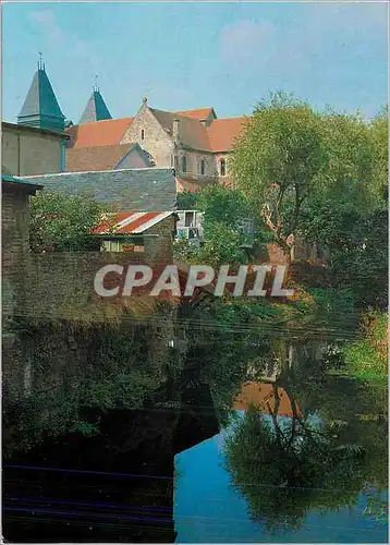 Cartes postales moderne Gournay en Bray (S M) l'epte et le chevet de st hildevert (XIe et XIIe s)