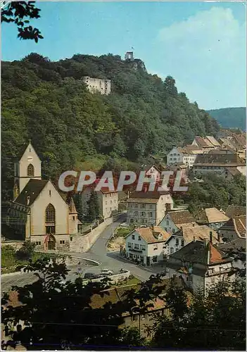 Cartes postales moderne Ferrette (Haut Rhin) jura alsacien alt 600 m vue generale