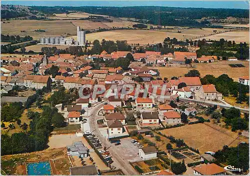 Moderne Karte Bologne (Hte marne) vue generale aerienne