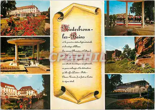 Moderne Karte Niederbronn-les-Bains (Bas-Rhin)