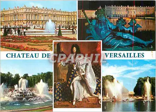 Cartes postales moderne Chatrau de Versailles Louis XIV