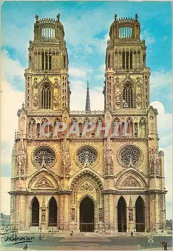 Cartes postales moderne Orleans (Loiret) La Cathedrale Sainte Croix