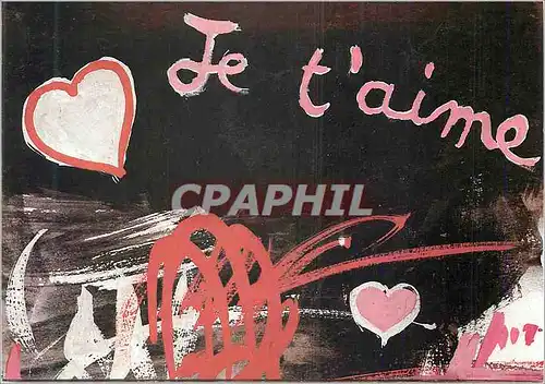 Cartes postales moderne Je t'aime