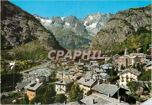 Moderne Karte Courmayeur Valle d'Aosta