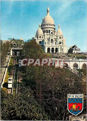 Cartes postales moderne Basilique du Sacre C�ur Funiculaire