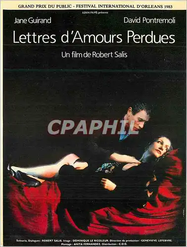Cartes postales moderne Lettres d'Amours Perdues Jane Guirand David Pontremoli Theatre