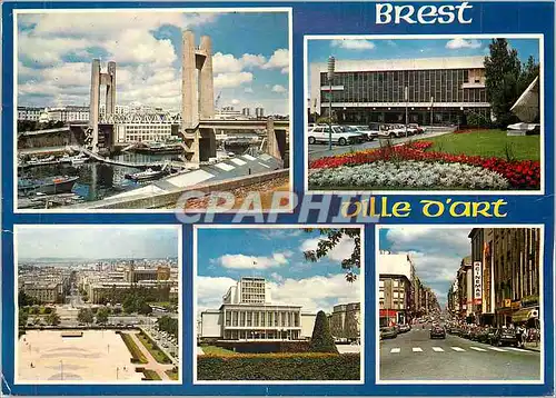 Cartes postales moderne Bretagne Le pont de Recouvrance