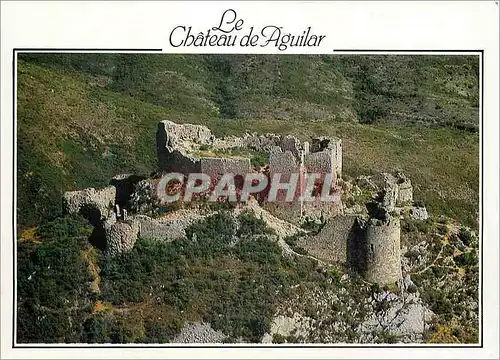 Moderne Karte Le Chateau de Aguilar