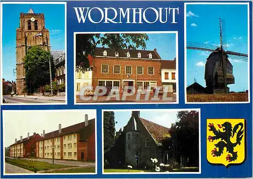 Moderne Karte Wormhout Moulin a vent