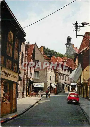 Moderne Karte Montlucon (Allier) Vieilles maisons rue Porte St Pierre