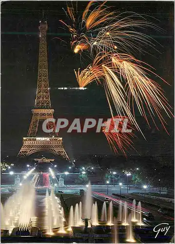 Cartes postales moderne Paris et Ses Merveilles Les Jardins du Trocadero