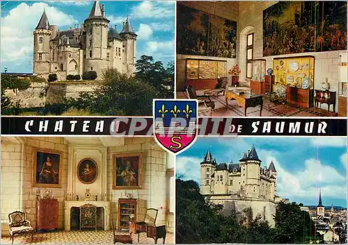 Cartes postales moderne Les Chateaux de la Loire Saumur (Moine-et-Loire)