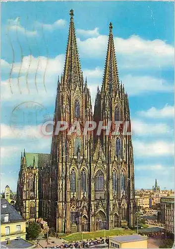 Moderne Karte Koln Am Rheim Dom