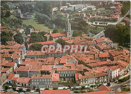 Moderne Karte Labruguiere (Tarn) Vue generale aerienne