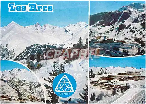 Cartes postales moderne Les Arcs (Savoie) Realisation Atelier d'Architecture des Trois Arcs (Chambery)