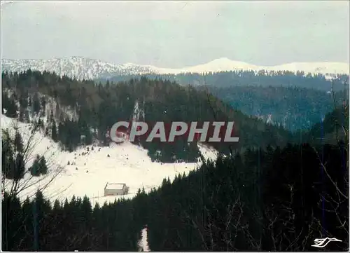 Moderne Karte Le Jura Pittoresque Le Cret de la neige