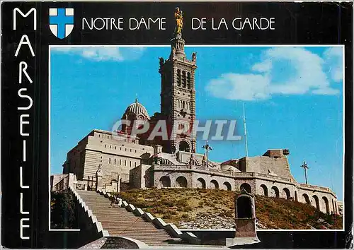 Cartes postales moderne Marseille Notre Dame de la Garde