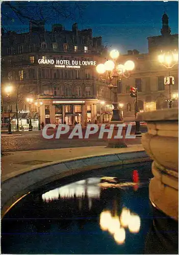 Cartes postales moderne Hotel du Louvre Place du Theatre Francais Paris 1er