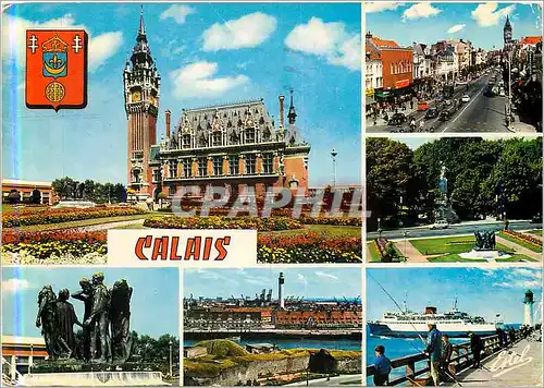 Cartes postales moderne La Cote d'Opale Calais (Pas-de-Calais) L'hotel de ville