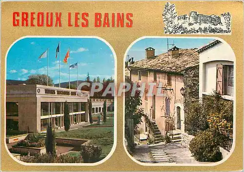 Moderne Karte Gredux Les Bains (Alpes de Haute-Provence) Tourisme